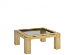 ROSSANO Coffee Table 90 with Glass Top MEBIN