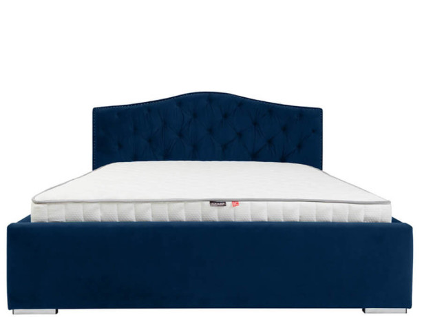 ALEXANDRA II BRW Upholstered King Size Bed 160 Blue