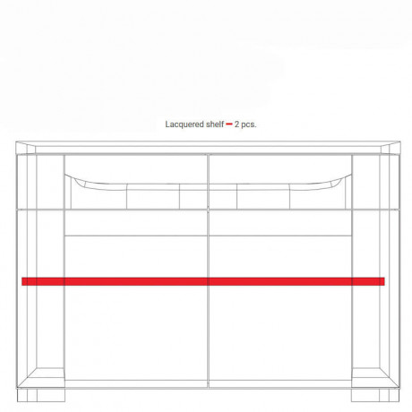 RIVA 2D2SZ MEBIN Dresser