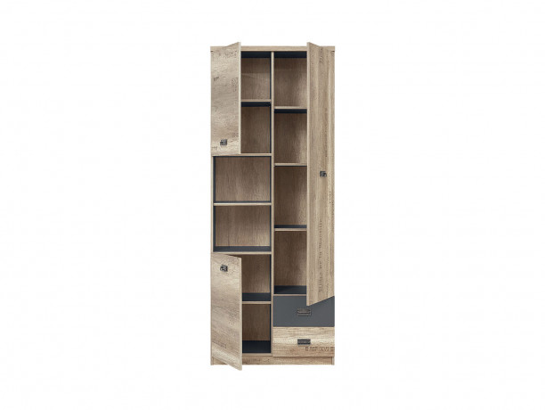 REG3D2S MALCOLM BRW Shelf Unit