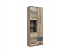 REG3D2S MALCOLM BRW Shelf Unit