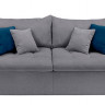 GASPAR IV MEGA LUX 3DL BRW 3 Seater Sofa Bed Grey Soro 93