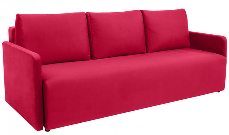ALAVA LUX 3DL BRW 3 Seater Sofa Bed Red