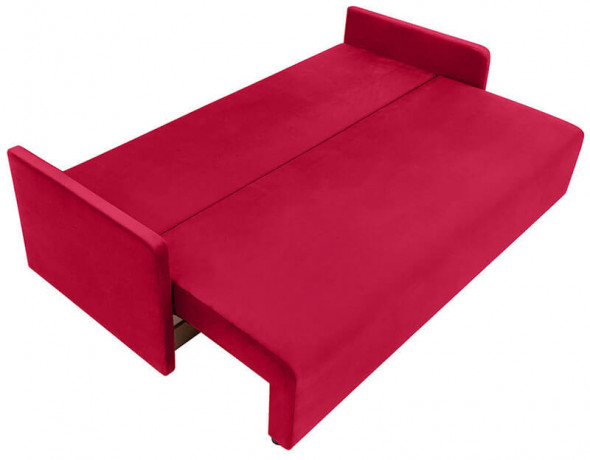 ALAVA LUX 3DL BRW 3 Seater Sofa Bed Red
