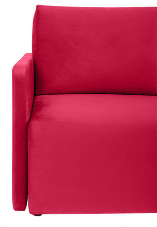 ALAVA LUX 3DL BRW 3 Seater Sofa Bed Red