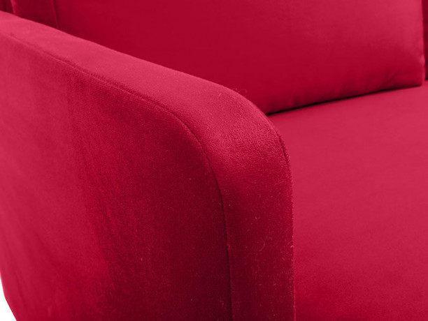 ALAVA LUX 3DL BRW 3 Seater Sofa Bed Red