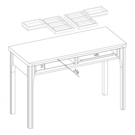 RIVA MEBIN Dressing Table