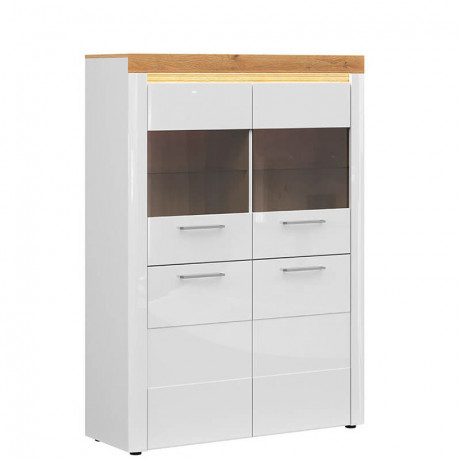 REG2D2W HORTON BRW Glass-Fronted Cabinet
