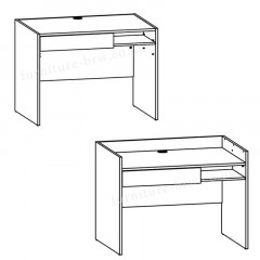 BIU1S NANDU BRW Computer Desk