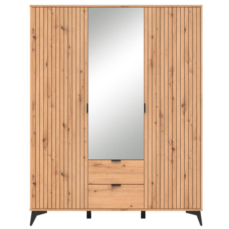 SZF2D2S1M LAMEA BRW Mirrored Wardrobe
