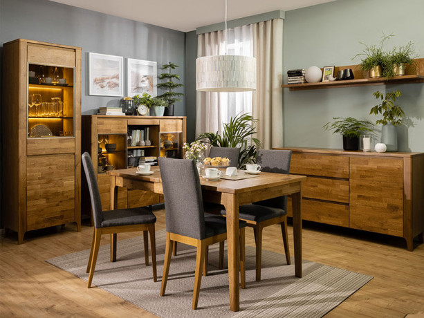 STO SAWIRA BRW Unfolded Table