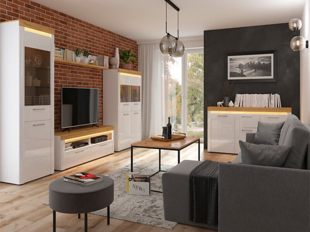 HORTON BRW Living Room Furniture Set