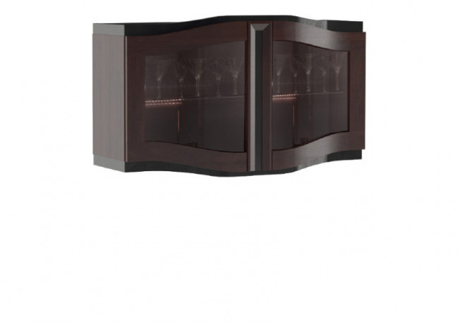 DIUNA 2DS Wall Glass-Fronted Cabinet MEBIN