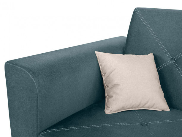 VISSI 2FBK BRW 2 Seater Sofa Bed Blue