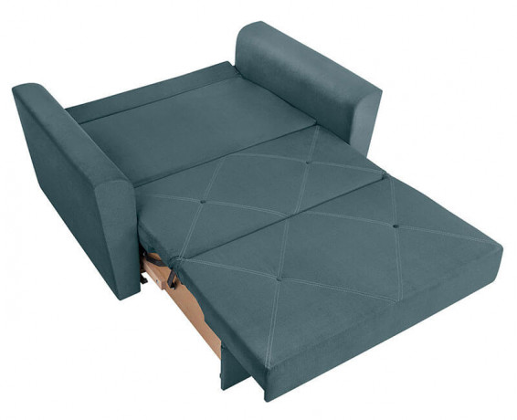 VISSI 2FBK BRW 2 Seater Sofa Bed Blue