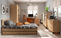 REG1D2S LAMEA BRW Shelf Unit