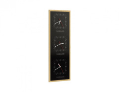 ROSSANO Triple Vertical Clock MEBIN