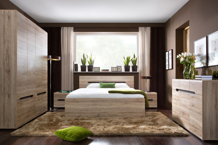 ELPASSO BRW Bedroom furniture set. Polish Black Red White Modern Furniture Store in London
