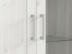 REG1D1W ROMANCE BRW Glass-Fronted Cabinet