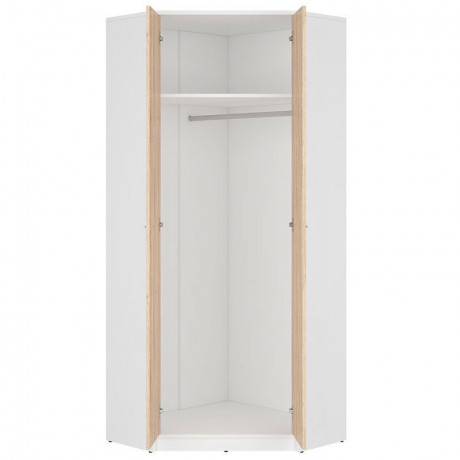 SZFN2D NEPO PLUS BRW Corner Wardrobe