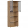 REG2W/200 SPACE OFFICE BRW Glass-Fronted Cabinet