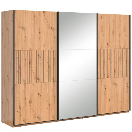 SZF3D/270/210/3 LAMEA BRW Sliding Door Wardrobe