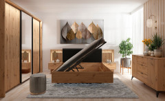 SZF3D/270/210/3 LAMEA BRW Sliding Door Wardrobe