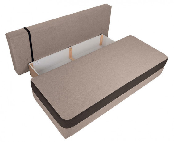 JUNO IV LUX 3DL 3 Seater Sofa Bed BRW Taupe