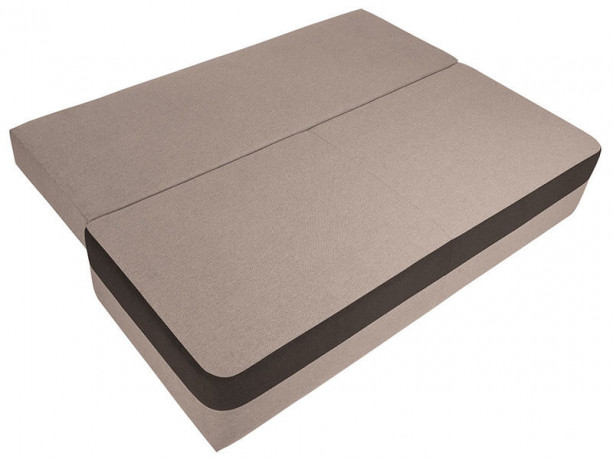 JUNO IV LUX 3DL 3 Seater Sofa Bed BRW Taupe