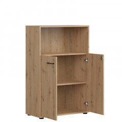 REG2D/120/Z SPACE OFFICE BRW Cabinet with Lock