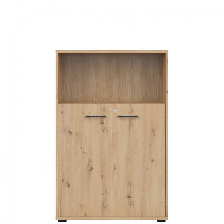 REG2D/120/Z SPACE OFFICE BRW Cabinet with Lock