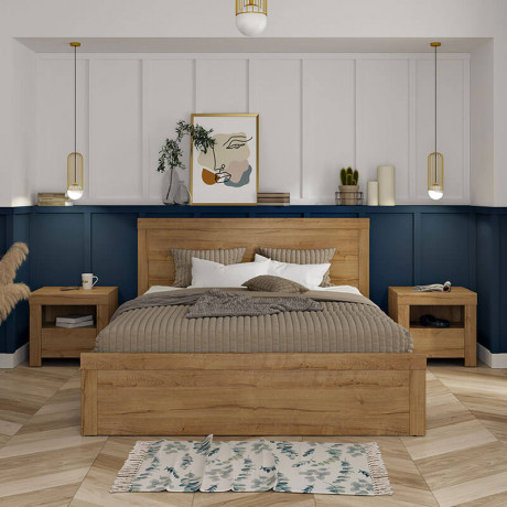 LOZ/160 HOLTEN BRW King Size Bed