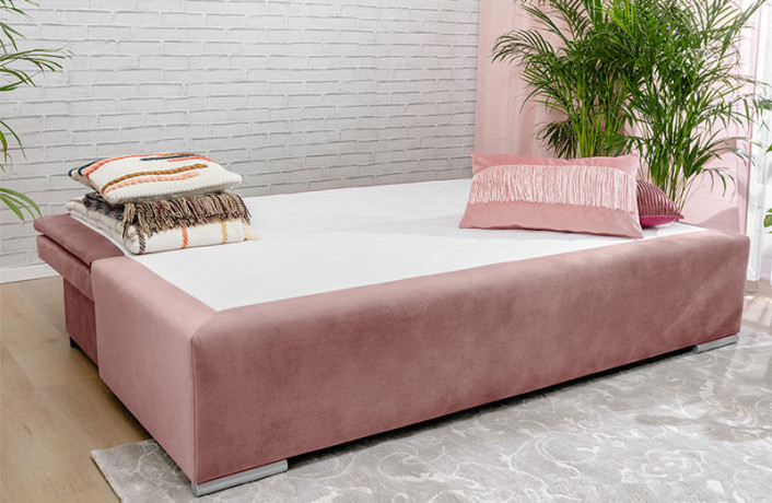 LANGO LUX 3DL BRW 3 Seater Sofa Bed Violet