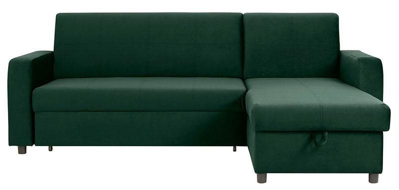 KIRSTEN IV 2F BRW Corner Sofa Bed Green