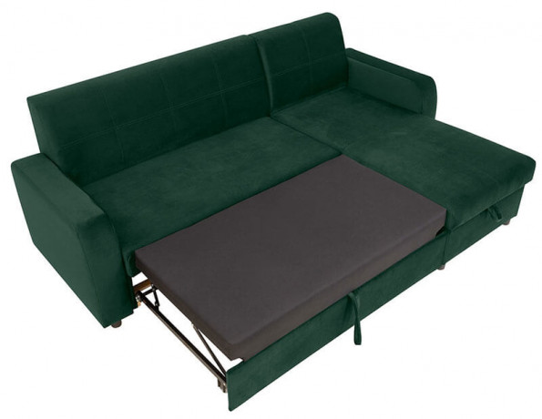 KIRSTEN IV 2F BRW Corner Sofa Bed Green