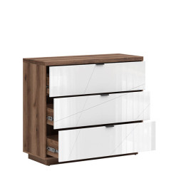 KOM3S FORN BRW Chest of Drawers