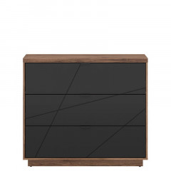 KOM3S FORN BRW Chest of Drawers