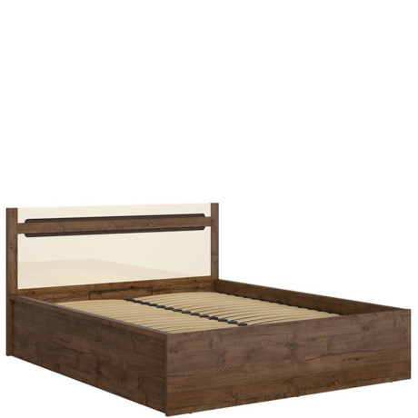 LOZ/140/B RUSO BRW Double Lift Up Storage Bed