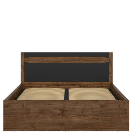 LOZ/140/B RUSO BRW Double Lift Up Storage Bed