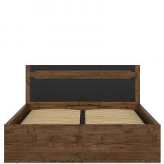 LOZ/140/B RUSO BRW Double Lift Up Storage Bed