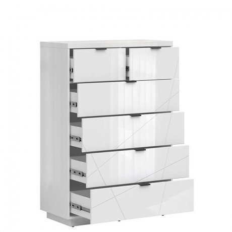 KOM6S FORN BRW Chest of Drawers