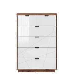 KOM6S FORN BRW Chest of Drawers