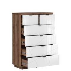 KOM6S FORN BRW Chest of Drawers