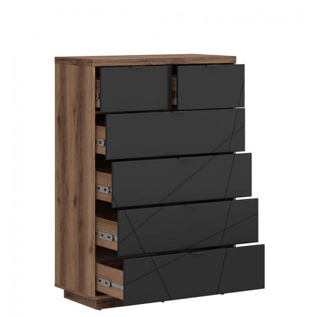 KOM6S FORN BRW Chest of Drawers