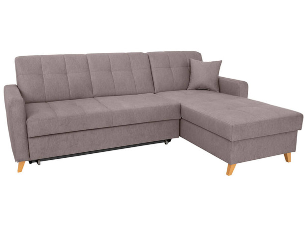 LARS 2F.URCBK BRW Corner Sofa Bed Taupe