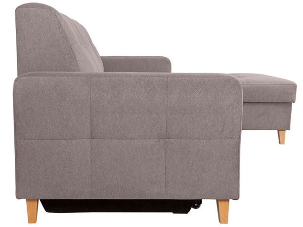 LARS 2F.URCBK BRW Corner Sofa Bed Taupe