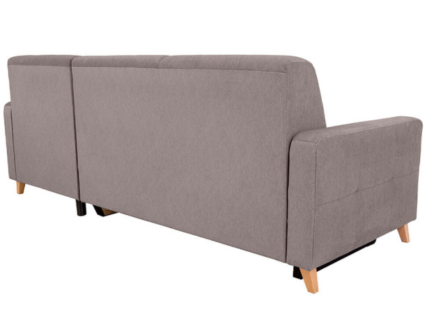 LARS 2F.URCBK BRW Corner Sofa Bed Taupe