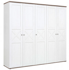 SZF5D/23/24 STOCKHOLM BRW Wardrobe