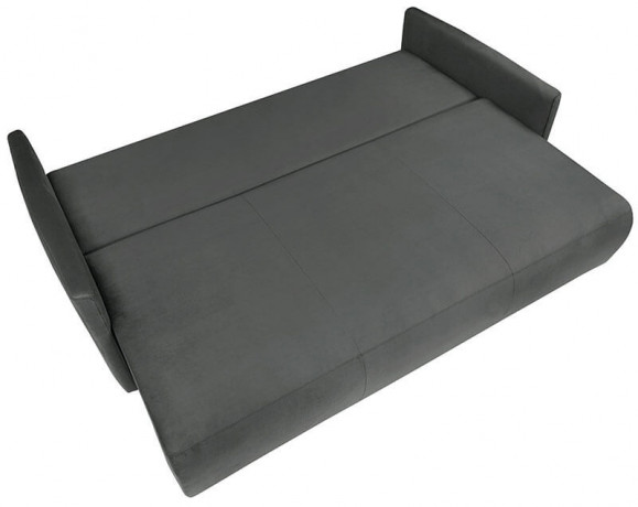 CLARC II LUX 3DL BRW 3 Seater Sofa Bed Dark Grey