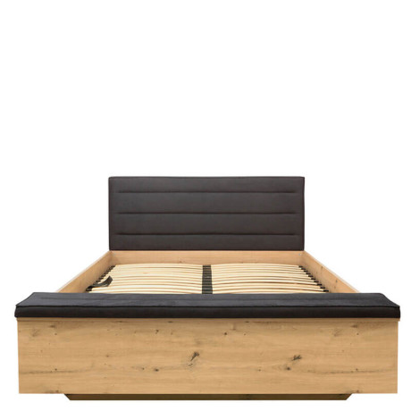 LOZ/140/B OSTIA BRW Double Lift Up Storage Bed